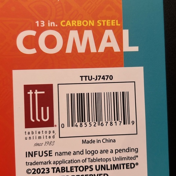 NWT Infuse Bold Latin Flavor 13” Comal - Picture 5 of 6